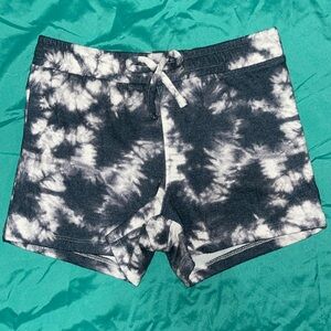 Girls tie-dye soft shorts